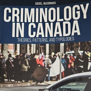 criminology in canada textbook